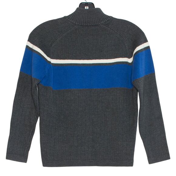 Abercrombie & Fitch Boys 1/4 Zip Pullover Y2K Preppy Logo Retro Casual Medium - Picture 2 of 5